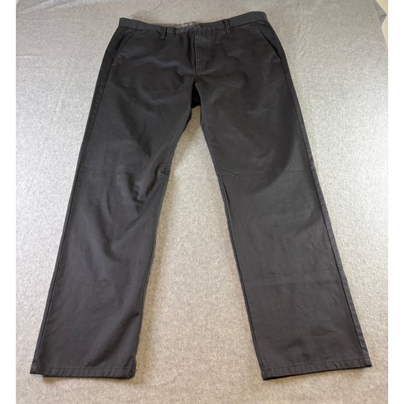 Calvin Klein Other - Calvin Klein Mens 38x30 Dark Gray Chino Flat Front Fitted Dress Casual Trouser